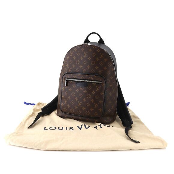Louis Vuitton Monogram Macassar Josh NV Backpack Rucksack - Picture 8 of 9